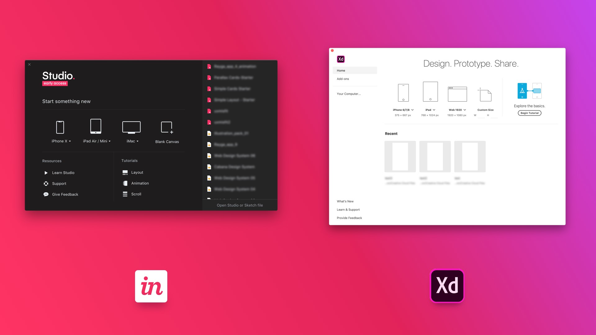 Adobe XD vs InVision Studio – A Study in Scarlet… 