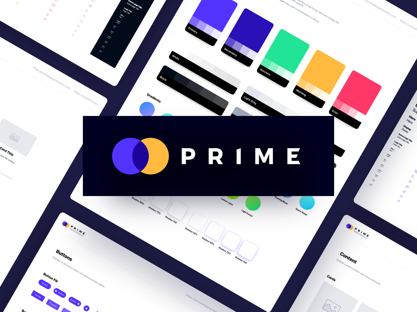 Prime Design System Kit