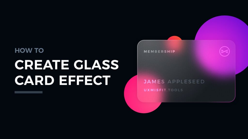 glass card effect