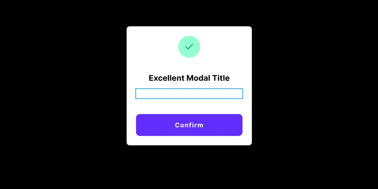Modal with Auto Layout